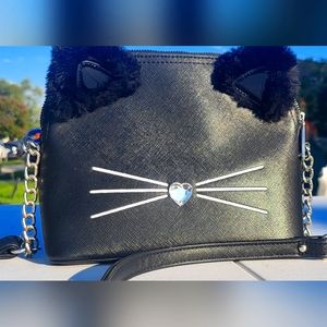 Betsey Johnson Black Cat Purrse